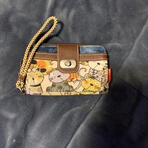Ladies nice wallet with strap